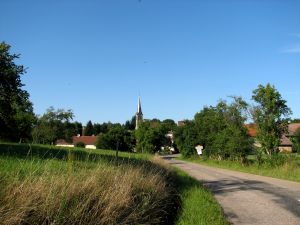 Le village d'Ainvelle - d�partement de Haute-Sa�ne en Franche-Comt�