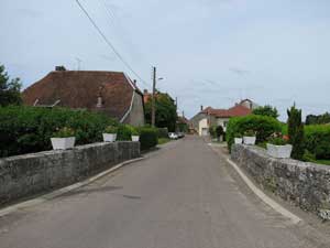 Entr�e village d'Ancier