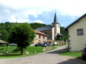 Village de Beulotte Saint Laurent, en Haute-Sane (70)
