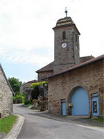 Le temple protestant de Clairegoutte, en Haute-Sa�ne